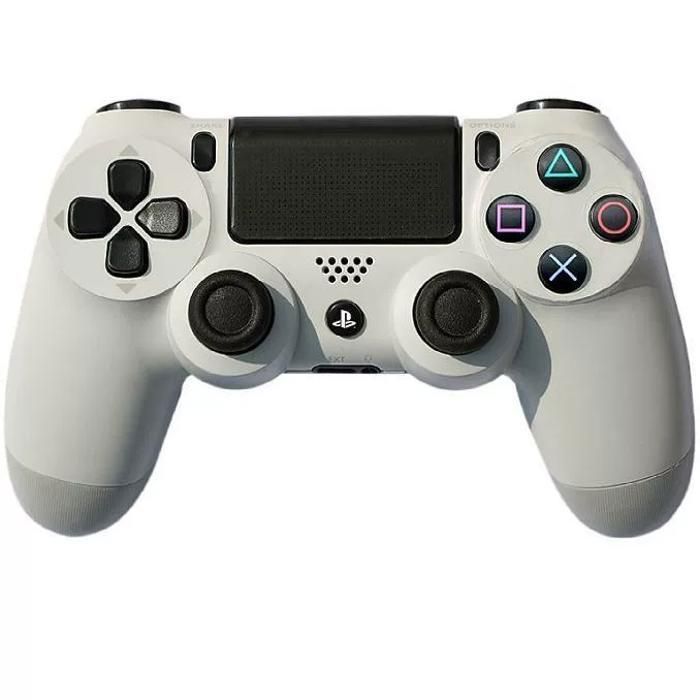 Manette PS4 sans fil Bluetooth – Blanc Glacé double vibration