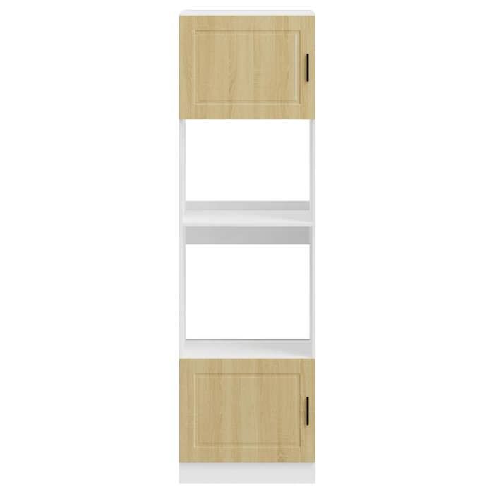 SALE dhiver Placards de four 2 pcs - MANGO - Colonnes cuisine - Porto chêne sonoma bois dingénierie EU192