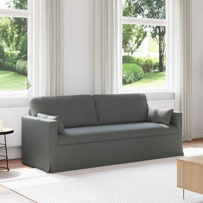 NEW 2026 Canapé moderne - Design ergonomique - pour salon - Gris foncé 198x78x80 cm L1748