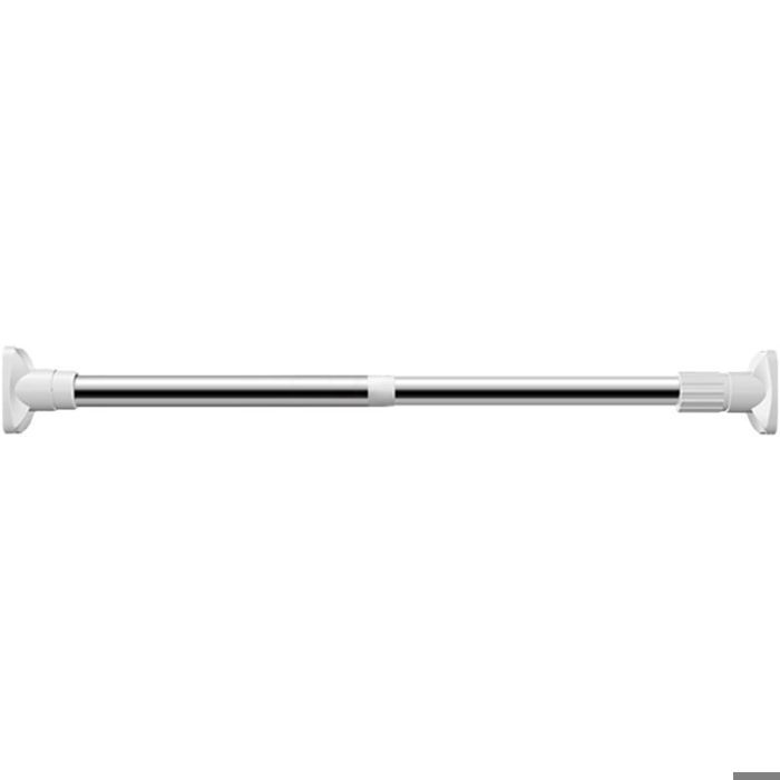 Tringle à rideaux télescopique sans perçage pour salle de bain fenêtre penderie 50-80 cm (diamètre 22 mm)