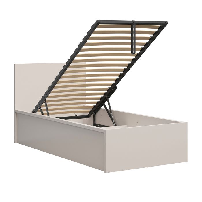 Lit coffre Petits-meubles - Edwin - 99 x 204 5 x 95cm - Cachemire Lit coffre Petits-meubles - Edwin - 99 x 204 5 x 95cm - Cachemire