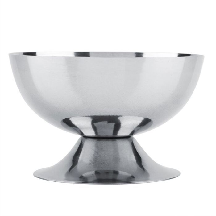 Eujgoov Tasse de Crème Glacée en Acier Inoxydable Design élégant Utilisation Polyvalente Polyvalent Facile à Nettoyer Concept