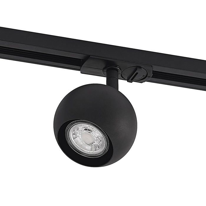 Lindby Luminaire sur rail électrique Linaro à intensité variable (Moderne) en Noir Métal e. a. pour Couloir (1 lampe à GU10) Rail 1 Lindby Luminaire sur rail électrique Linaro à intensité variable (Moderne) en Noir Métal e. a. pour Couloir (1 lampe à GU10) Rail 1