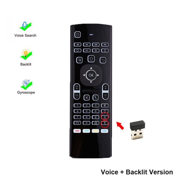 Télécommande Vocale Intelligente TCL RC933 FUB1 Neuve - Pour TV Mini LED Android TCL 85Q10BX1