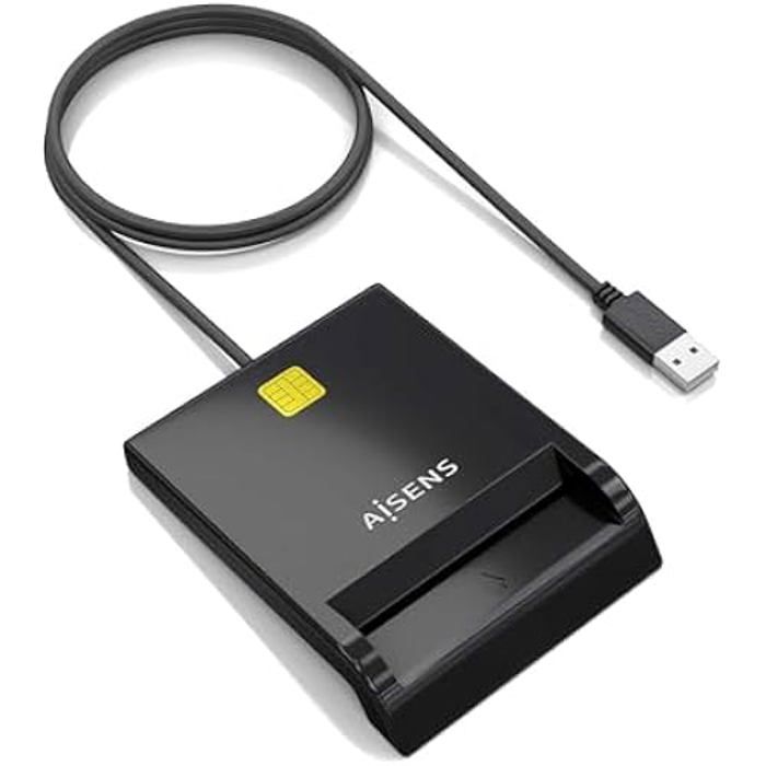 Lecteur de Carte à Puce AISENS DNIE Garantie Interface USB - vue 2