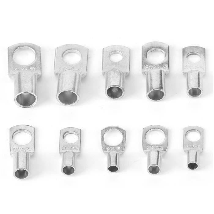 Akozon Wire Terminals, Cable Lugs, Wire Terminals Kit Boats for Car