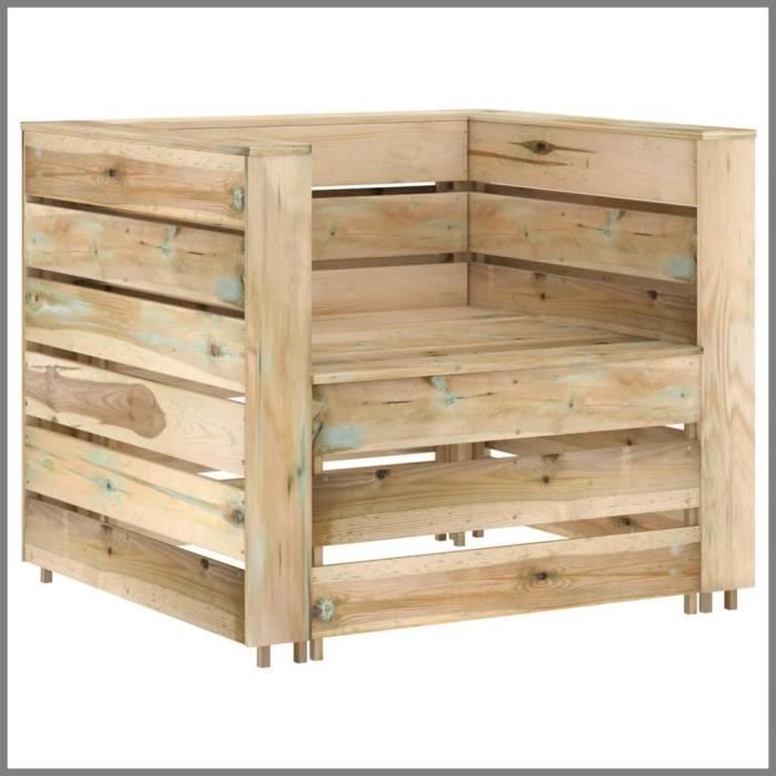 Ensemble de salon palette de jardin en bois de pin