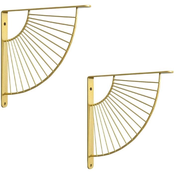 Équerre De Fixation pour Étagère, 2Pcs Équerre pour Mural, Antique en ...