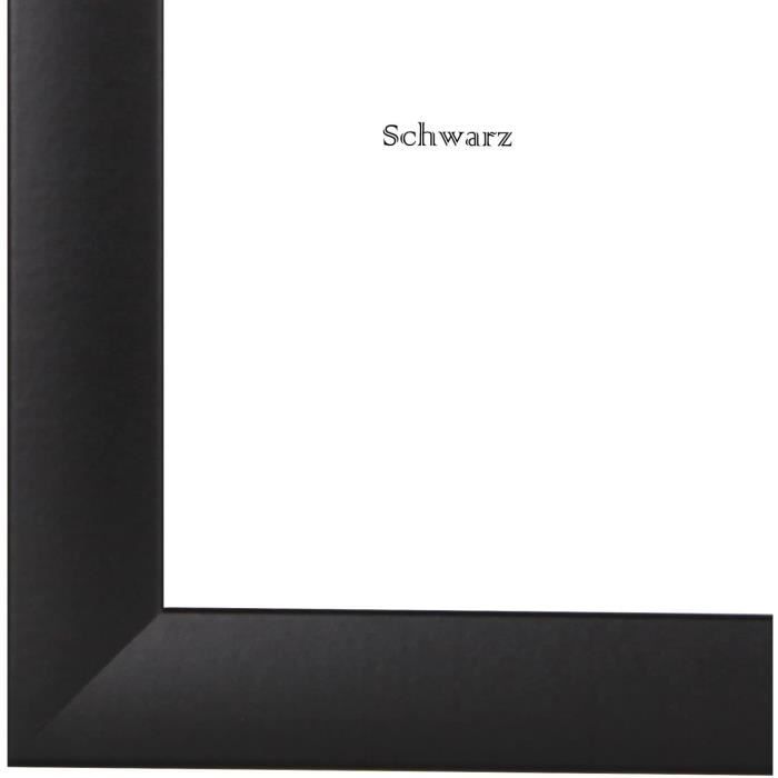 Cadre photo olimp 61 x 91,5 ou 91,5 x 61 cm en verre synthétique normal  noir avec panneau arrière, baguette en mdf décoré (pe[A209] - Cdiscount  Maison