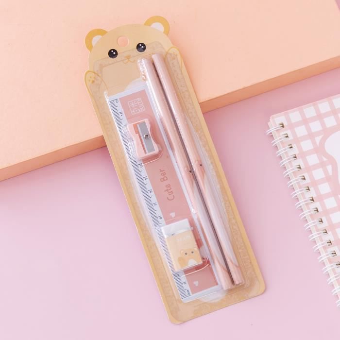 6 Gommes Mignonnes En Forme D’animaux – Gomme Douce PVC Non Toxique – Pour Enfants, école, Cadeau