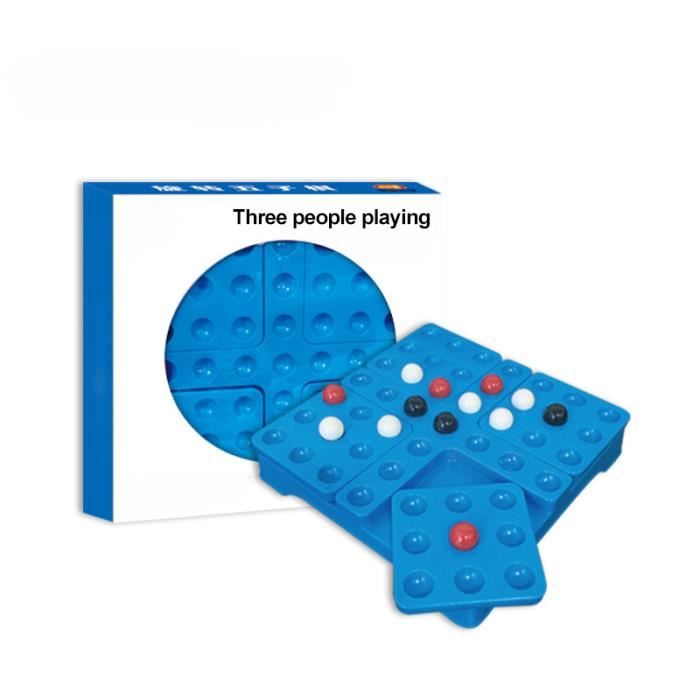 Small Rotation Chess Bleu - Gomoku Rotating Battle Chess Portable Board Game, Parent-Enfant ...