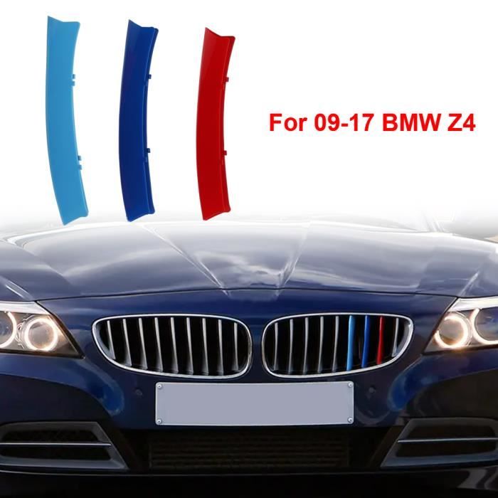 Lot De 2 Bandes Décoratives Rouge Pour Calandre BMW E60/F52 - Style Sport, Installation Clip