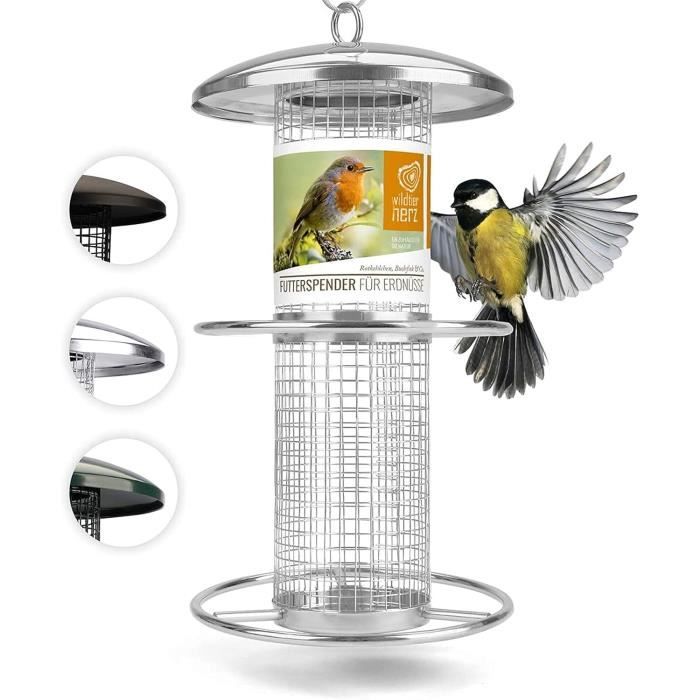 Bird Buddy, Mangeoire Oiseaux Camera, Camera Nichoir Connecté WiFi sans  Fil, Mangeoire À Oiseaux avec Chaîne pour Suspendre À [182] - Cdiscount