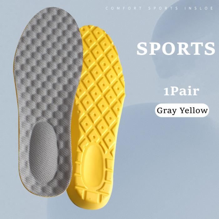 Semelles Confort En Mousse Mémoire – 2 Paires Pour Chaussures Femme/homme/enfant | Taille 28-47 EU