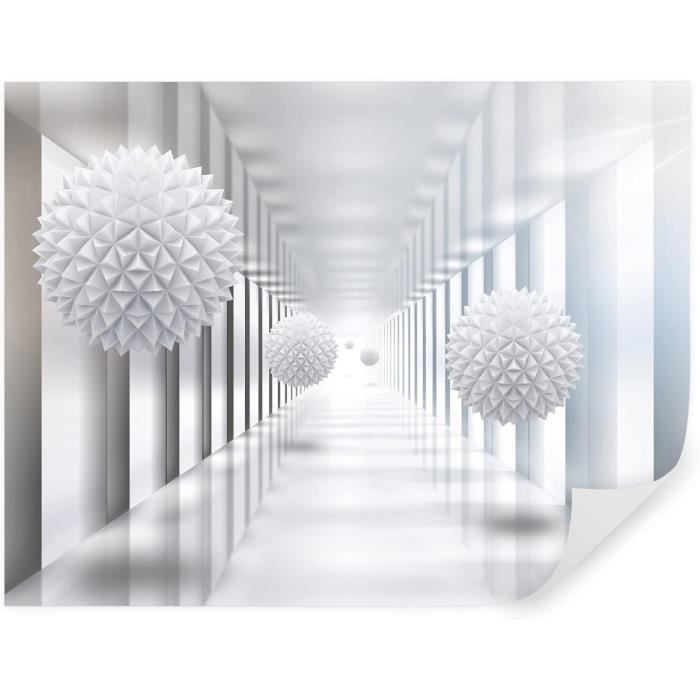 Tapeko Papier Peint 3D Panoramique Tunnel 260X180 Cm Style 3D Tunnel ...