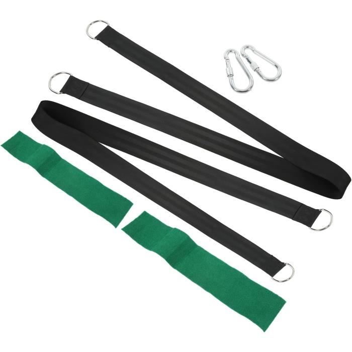 2 Sangles De Suspension Pour Balançoire FL HUA - Avec Mousquetons