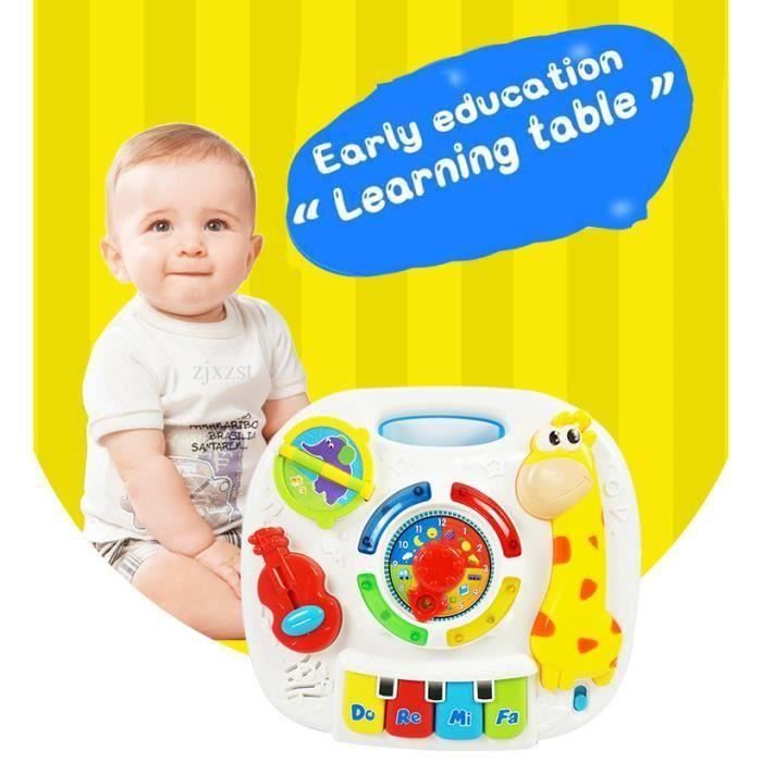 Table D Etude Musicale Jouet Pour Les Bebes De 6 A 12 Mois Jouet De L Education Precoce Jouet Musical Table De Jeux Jouet Cdiscount Puericulture Eveil Bebe