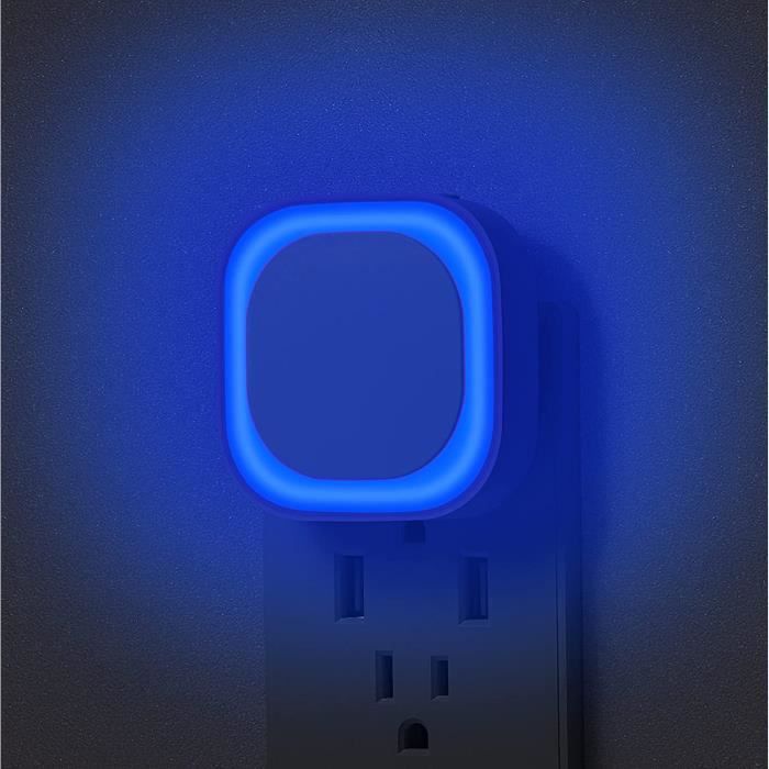 LOHAS-LED Veilleuse Avec Capteur Crépusculaire - Intensité Variable 0-100 Lm, 1 W, Blanc Chaud, Pour Chambre, Couloir