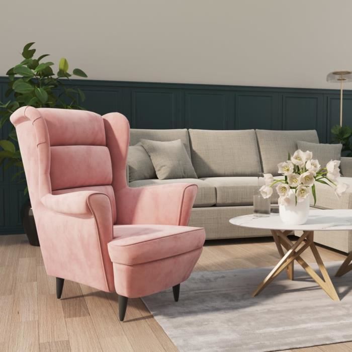 NEUF-3337Fauteuil Relax Haut de gamme Fauteuil Salon Style Scandinave -