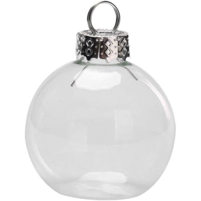 Décoration Noel Belle Vous Boule De Noel Irisée (Lot De 6) - Boules Sapin De 7,8 Cm Noel Decoration