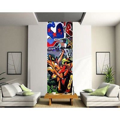 Avoir Images Papier Peint Le Unique Tag Graffiti 1031 Dimensions 91x260cm dernière par