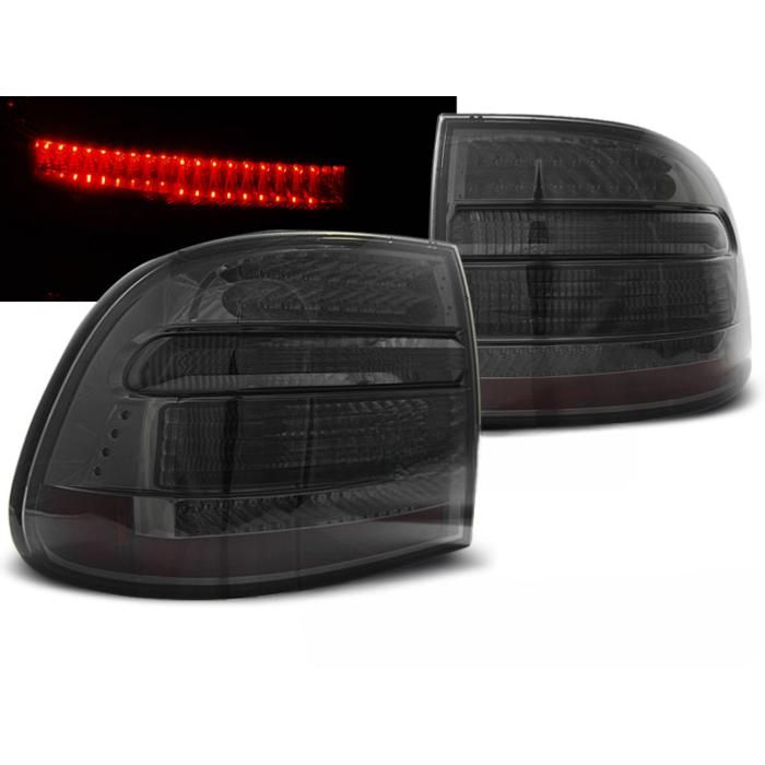 Paire de feux arriere Porsche Cayenne de 2002 a 2006 LED fume-27336251