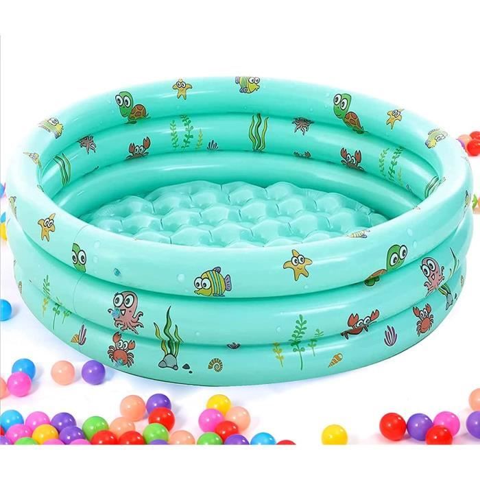 Piscine Gonflable Rectangulaire 150x100x50 Cm - Familiale, Pour Jardin Ou Balcon