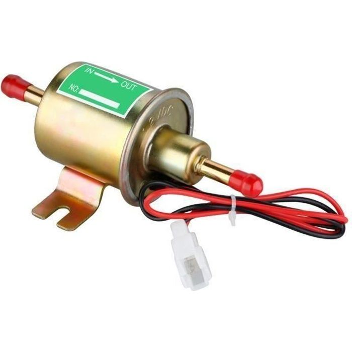 Dilwe Pompe à Carburant 300LPH Pompe à Carburant électrique 300LPH 12V