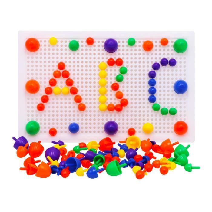 Multicolore - Kit De Clous En Forme De Champignon Pour Enfants, Jeux De  Puzzle Intellectuel, Image En Mosaïqu - Cdiscount Jeux - Jouets