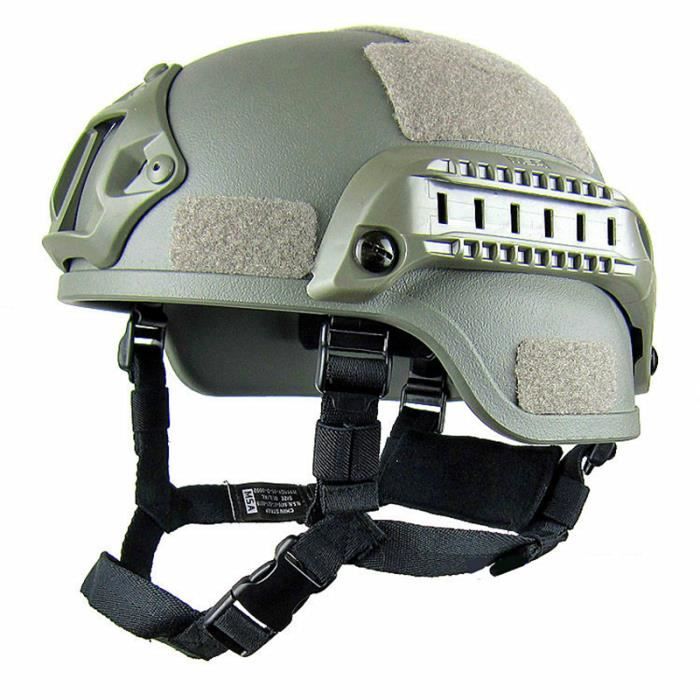 Grise - Casque tactique à canon à eau, style militaire, lunettes spéciales,  Guide de Camouflage, casque de Co - Cdiscount Sport