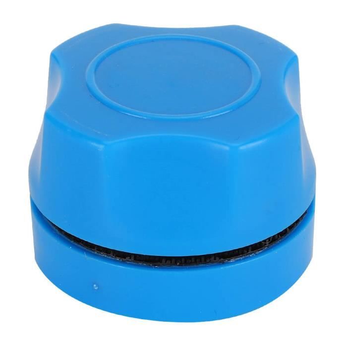 Fdit Brosse d'aquarium Mini Brosse Magnétique Grattoir d'Algues de Vitres de Nettoyage d'Aquarium pour Accessoires d'Aquarium(Bleu