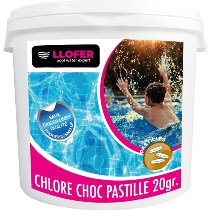 5KG CHLORE CHOC PASTILLES DE 20GR.