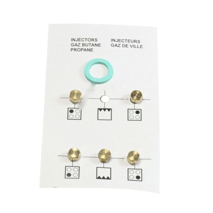 Sachet injecteurs gaz butane Plaque de cuisson BEKO 72146