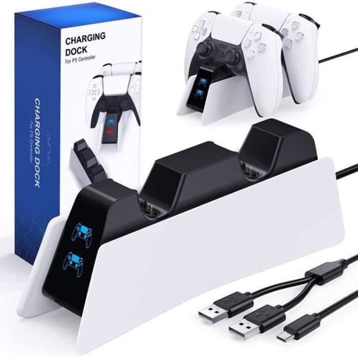 Station De Charge Double Venom Pour Manettes PS5 - Noir - Modèle VS5007 - Neuf Sous Blister
