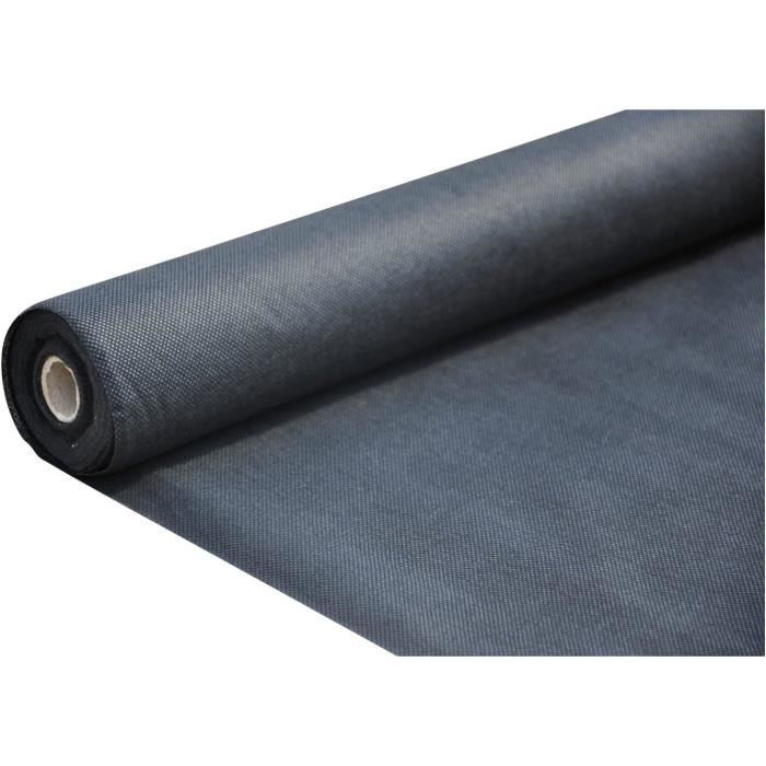 Toile Anti-Mauvaises Herbes WERKA PRO 200 G/m² – 2 X 25 M, Géotextile Perméable Pour Jardin Et Potager Écologique