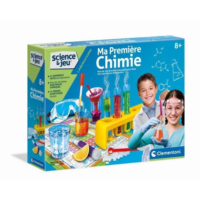 Science et Jeu : Ma Première Chimie Clementoni – Coffret de 100 Expériences Scientifiques - vue 2