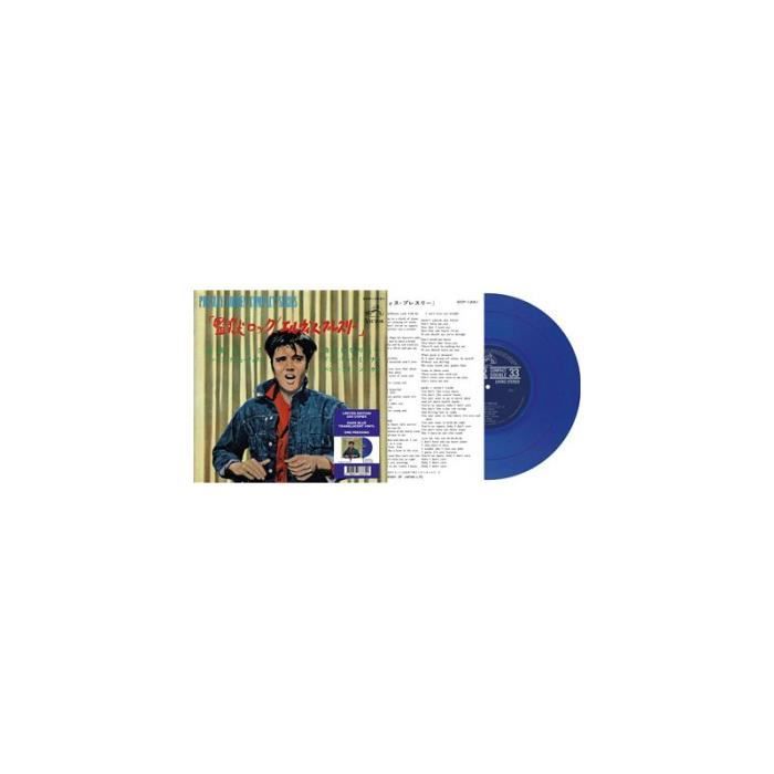 Jailhouse Rock Japonais Vinyle Bleu Foncé