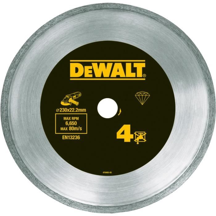 Disque fritté à jante continue pour carrelages 125mm Ø - vue 2