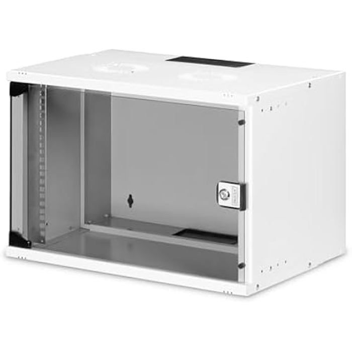 Armoire réseau - DIGITUS - Rack 19 Pouces 7U - Montage mural - Profondeur 400 mm - IP20