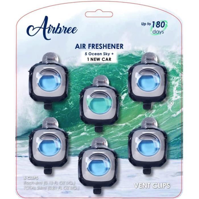 Recharge Parfum Voiture 50ml Ocean - Pour Diffuseur Huiles Essentielles - Sans Alcool - Certifié ROHS