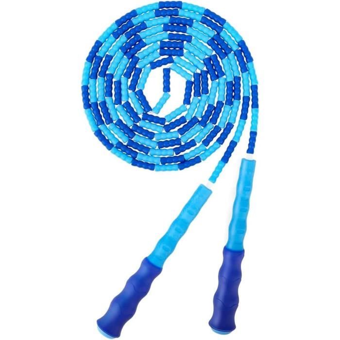 Corde À Sauter Enfant - TRAHOO - Perlée - Réglable - Anti-Perte Corde À Sauter Enfant - TRAHOO - Perlée - Réglable - Anti-Perte