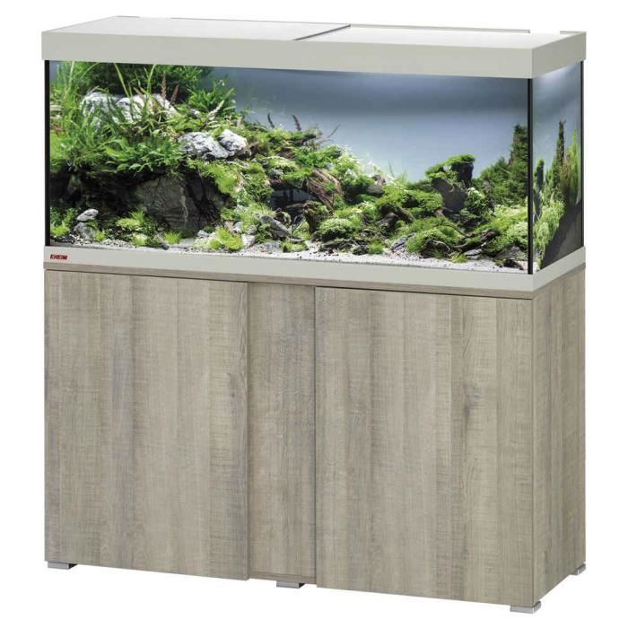 Comparer les prix de Eheim - Aquarium Vivaline LED de 240L avec Meuble - Gris Chêne Gris