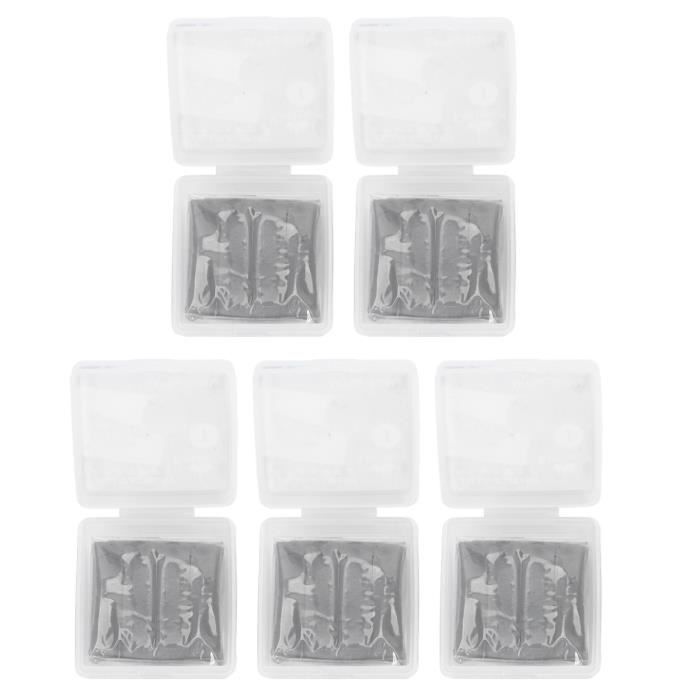 Gommes Pétrissables Lot De 5 - Pour Dessin Fusain/Crayon - Artiste/Débutant - Étui Inclus