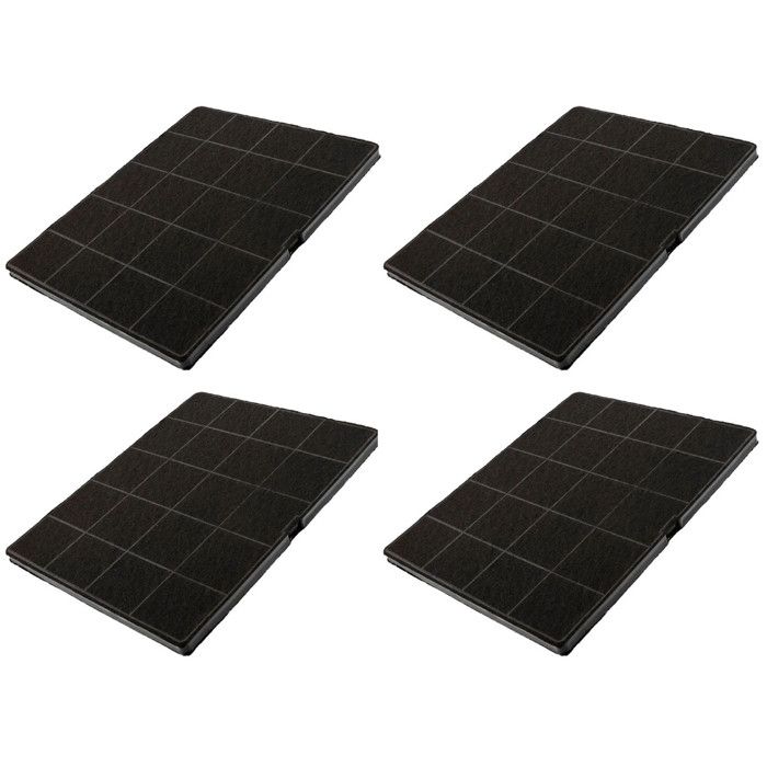 Lot de quatre filtres 235X190X10 mm Hotte 33005521 ELECTROLUX AEG ARTHUR MARTIN ELECTROLUX FAURE PROGRESS BEST