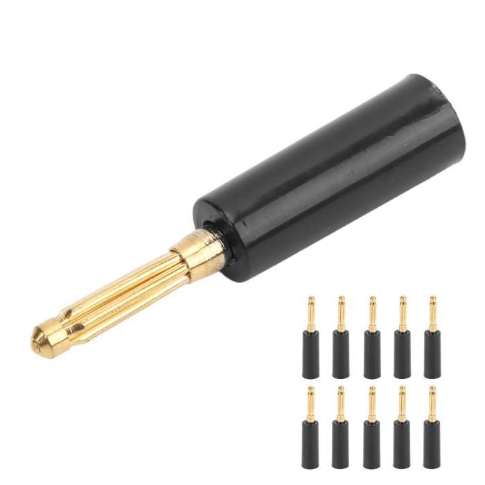 AMPLI PLAQUÉ OR poteaux de fixation de terminal de haut-parleur sécurisés et EUR 18,25 - FR