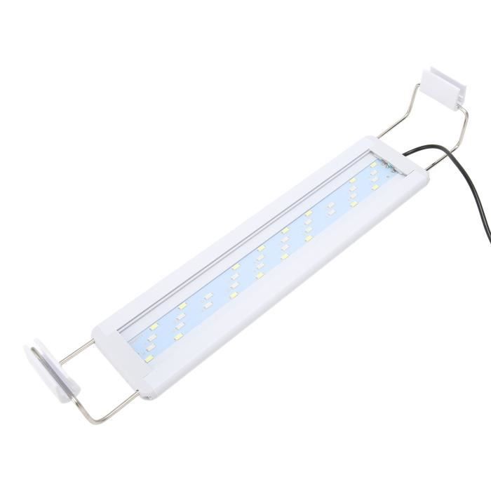 Meilleurs prix pour FYDUN Lampe LED pour aquarium Lampe D'éclairage D'aquarium, 4 Rangées de Lumière de Réservoir de animalerie eclairage UE 220V