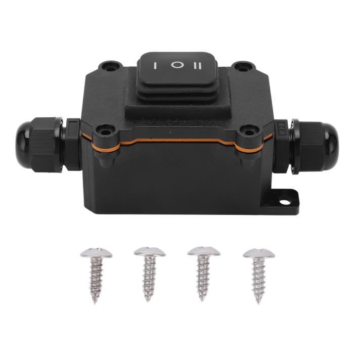 5 Pcs DC 20A 12V Rond Interrupteur à Bascule pour Voiture Bateau avec LED Rouge