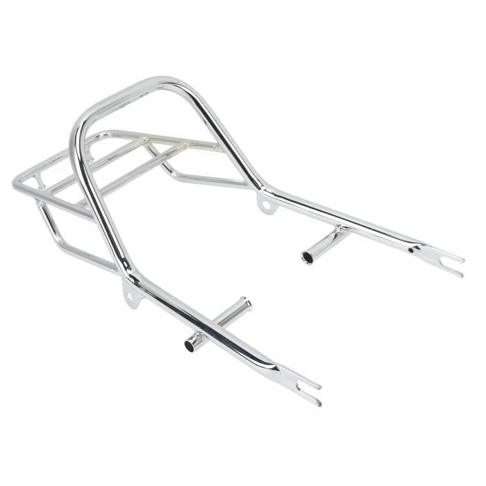 Garosa Porte-bagages de moto Porte-bagages arrière de moto en alliage d'acier chromé de remplacement pour MONKEY 125 Z125
