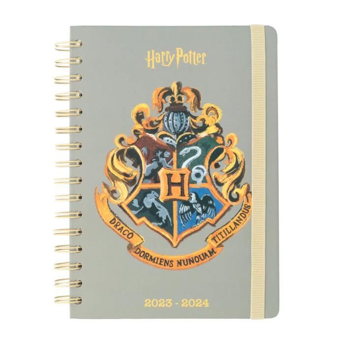 Agenda Scolaire Harry Potter 2022/2023 Grupo Erik - Spirale, Page Par Jour | Licence Officielle