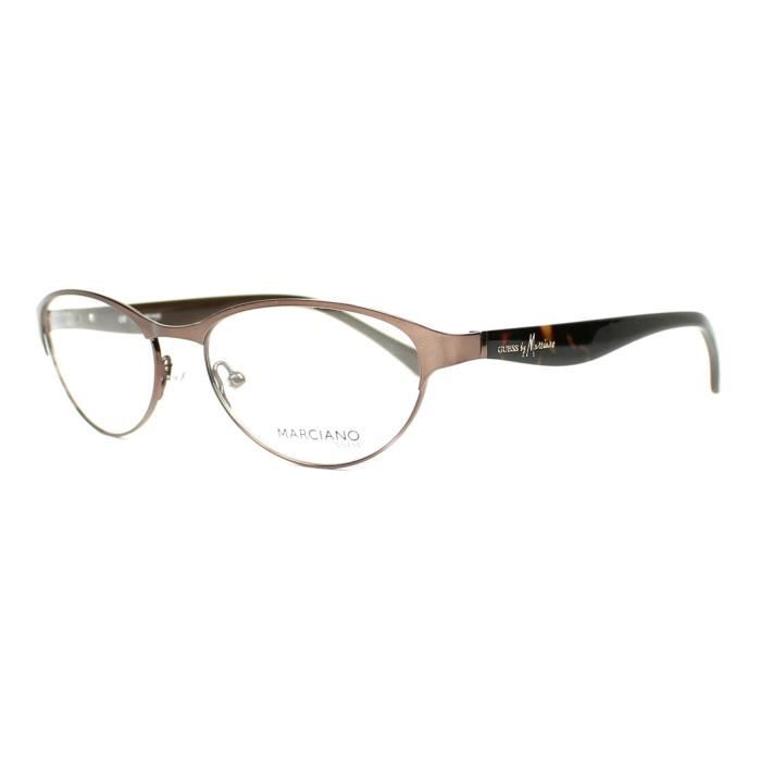 Lunettes Guess By Marciano GM0267 - Monture Marron, Taille 53-18-135, Avec étui Et Chiffon